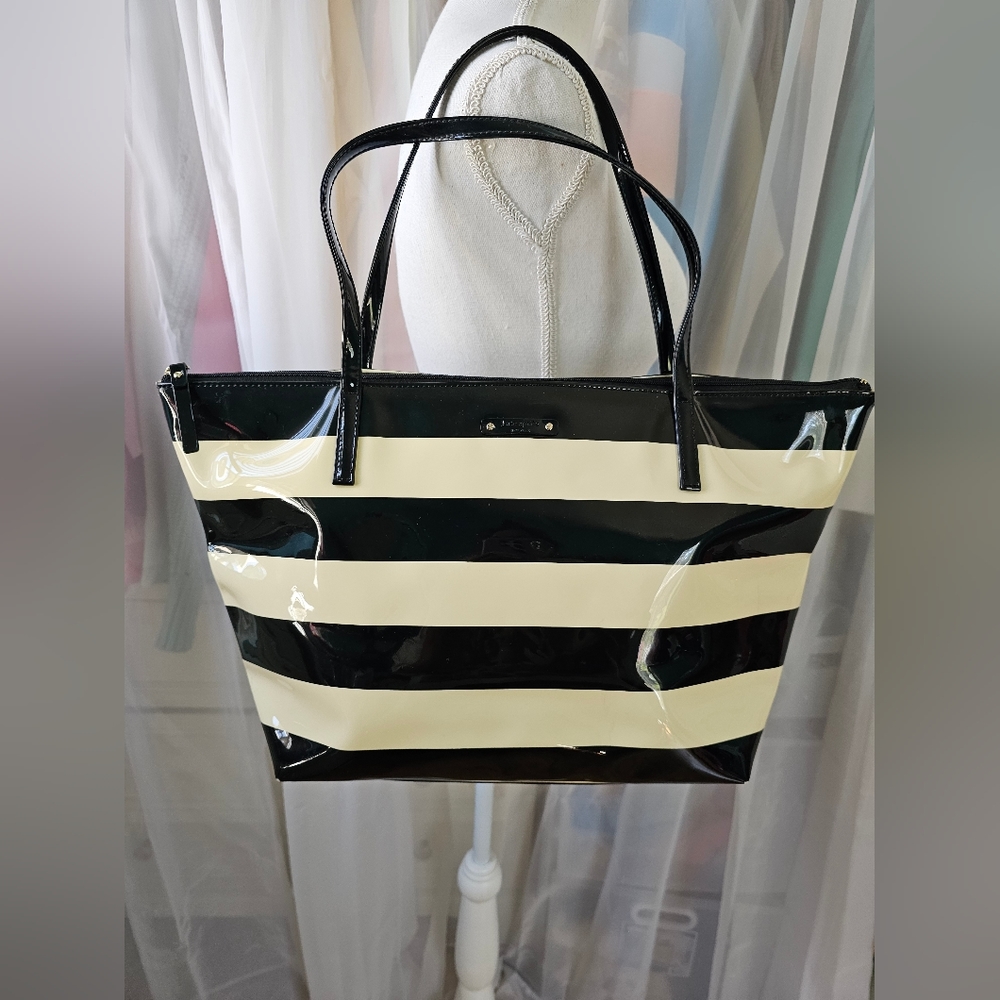 ♠️Kate Spade Vintage Stripe Large Tote Bag♠️